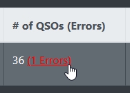 Log Upload Overview errors